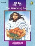 Miracles Of Jesus Bible Fun Puzzle Book Ages 3-6 Reproducible