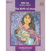 Birth Of Jesus - Bible Fun Puzzle Series Ages 3-6 Reproducible