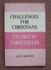 Challenges For Christians: Studies In Corinthians