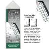 Verse FInders Bible Index Tabs Slim Line Style Silver with Black Titles
