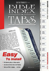 Bible Tabs - Silver