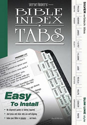 Bible Tabs - Silver - Thinline